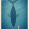 A Big Whale Poster (21x29.7 cm (A4))
