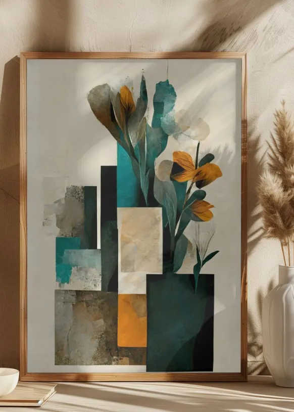 Abstract Arrangement Poster (21x29.7 cm (A4))