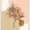 Abstract composition branch Poster (21x29.7 cm (A4))