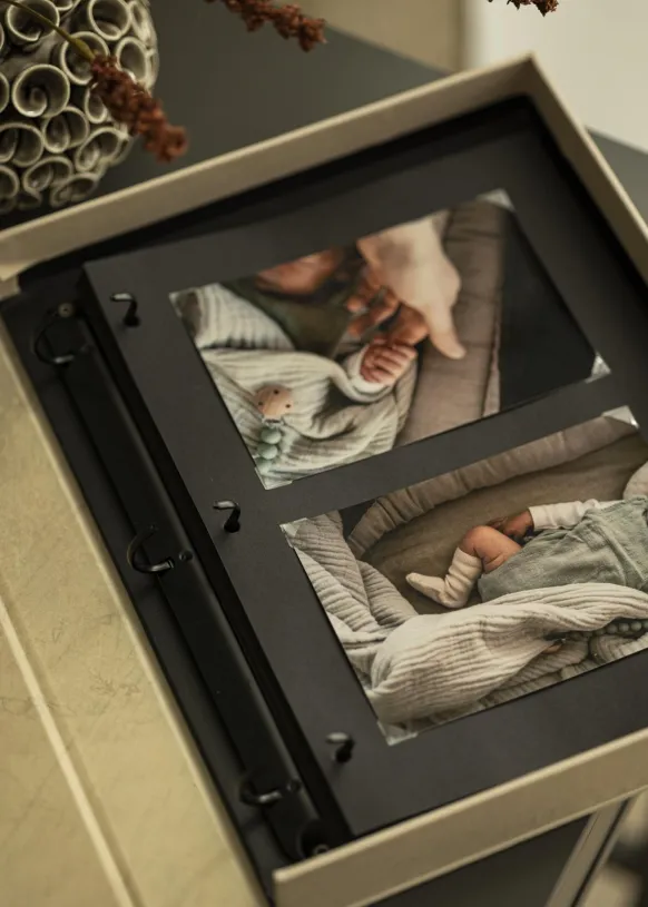 Albumblad för KAILA Coffee Table Photo Album XL - 10-Pack Svarta