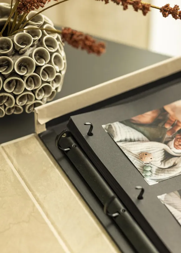 Albumblad för KAILA Coffee Table Photo Album XL - 10-Pack Svarta