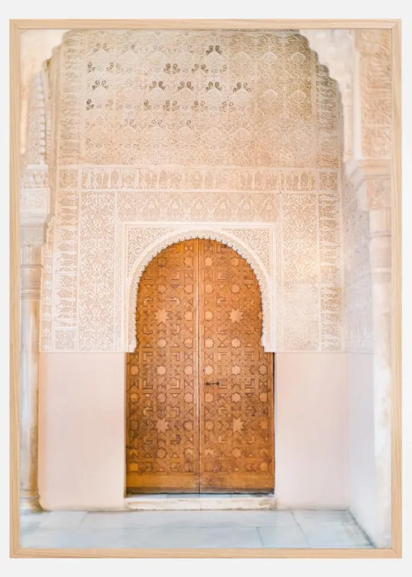 Alhambra Door Poster (21x29.7 cm (A4))