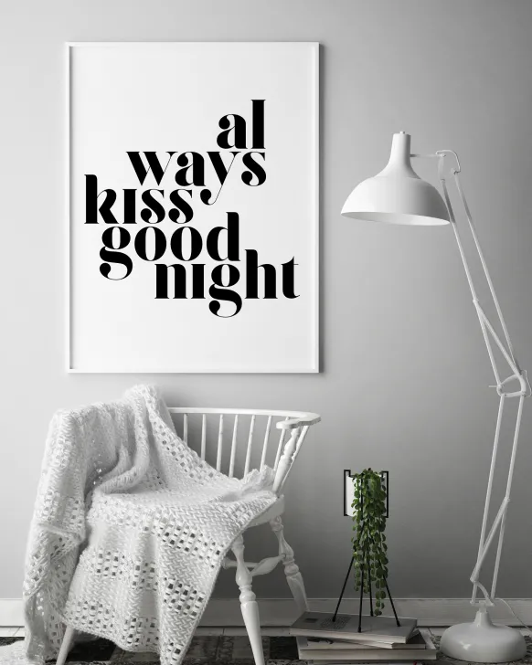 Always Kiss Good Night Poster (21x29.7 cm (A4))
