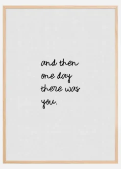 And Then One Day Poster (21x29.7 cm (A4))