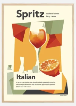 Aperol spritz print Poster (21x29.7 cm (A4))