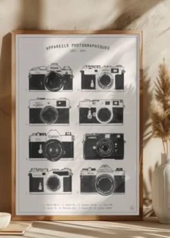 Appareils Photographiques Poster (21x29.7 cm (A4))