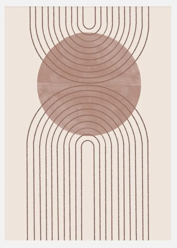 Arch Composition No5 Canvastavla (30x40 cm)