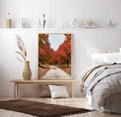 Autum Road Poster (21x29.7 cm (A4))