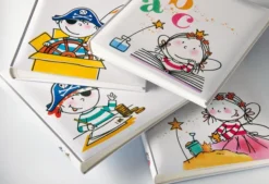 Barnalbum Pirat Skola - 28x30,5 cm (50 Vita sidor / 25 blad)