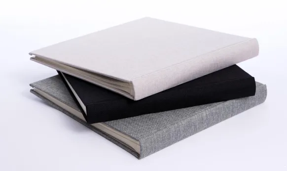 Base Line Canvas Beige 26x25 cm (40 Vita Sidor / 20 Blad)