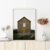 Beach Hut Poster (21x29.7 cm (A4))