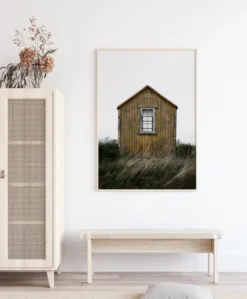 Beach Hut Poster (21x29.7 cm (A4))