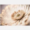 Beige Coral Flower Canvastavla (30x40 cm)