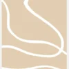Beige Lines I Canvastavla (30x40 cm)