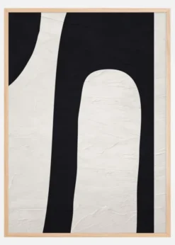 Black lines Poster (21x29.7 cm (A4))
