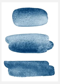 Blue Dots Canvastavla (30x40 cm)