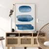 Blue Dots Poster (21x29.7 cm (A4))