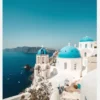 Blue Greece Canvastavla (30x40 cm)