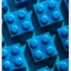 Blue Lego Canvastavla (30x40 cm)