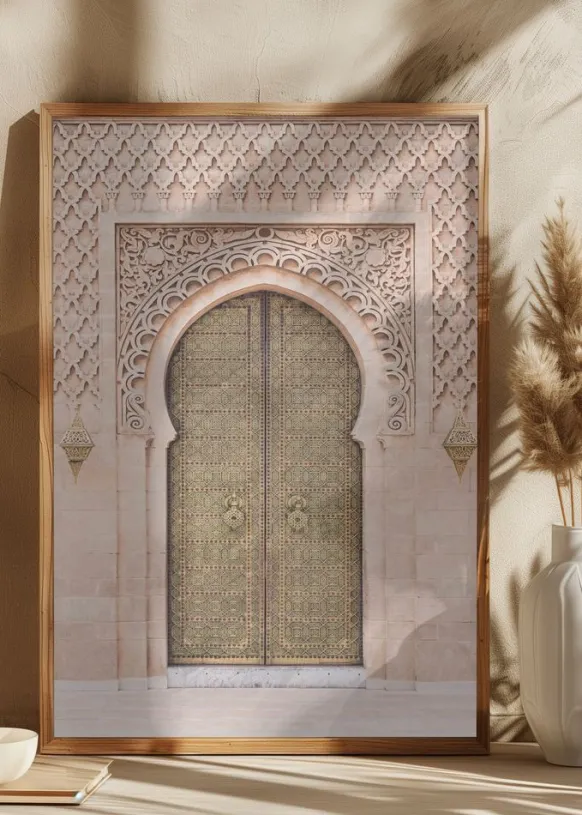 Boho Door Poster (21x29.7 cm (A4))