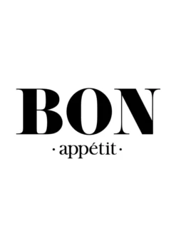 Bon appetit Poster (21x29.7 cm (A4))