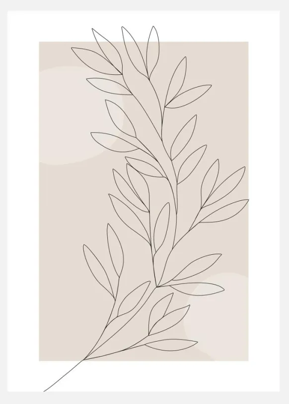 Branch Canvastavla (30x40 cm)