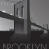 Brooklyn Bridge Poster (21x29.7 cm (A4))