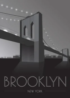 Brooklyn Bridge Poster (21x29.7 cm (A4))