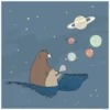 Bubbles Poster (30x30 cm)