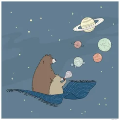 Bubbles Poster (30x30 cm)