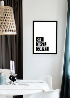 But First Coffee Poster (21x29.7 cm (A4))