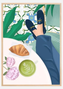 Cafe Poster (21x29.7 cm (A4))
