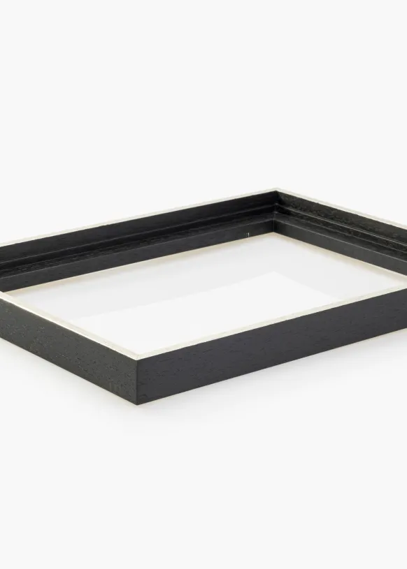 Canvasram Lexington Svart / Silver 70x90 cm