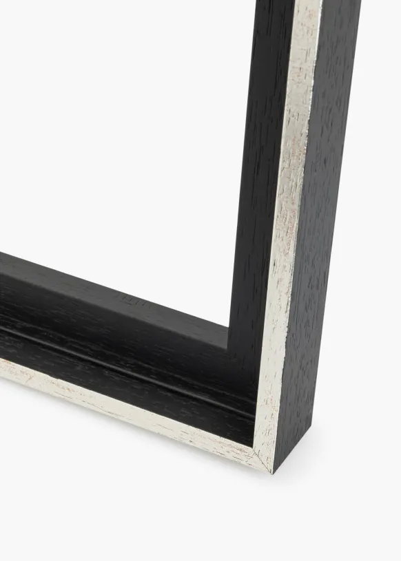Canvasram Lexington Svart / Silver 70x90 cm