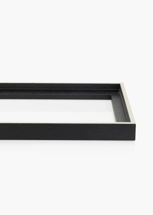 Canvasram Lexington Svart / Silver 60x70 cm