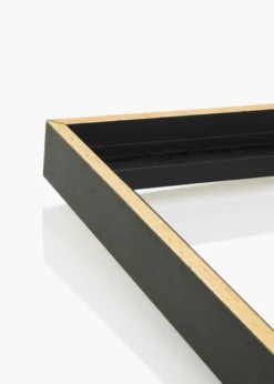 Canvasram Madison Svart / Guld 20x30 cm