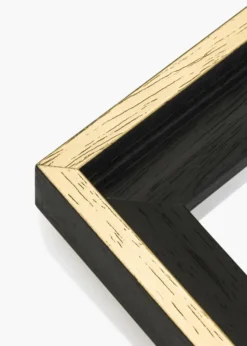 Canvasram Madison Svart / Guld 18x24 cm