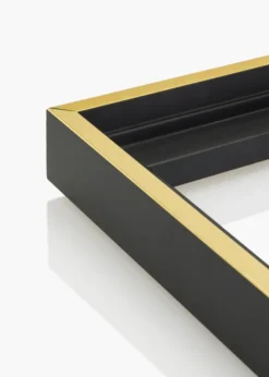 Canvasram Tacoma Svart / Guld 50x60 cm