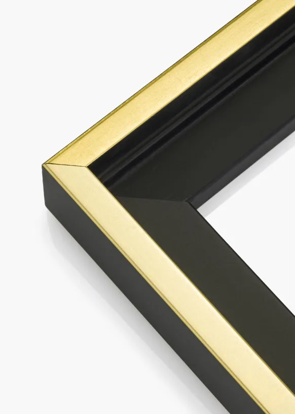 Canvasram Tacoma Svart / Guld 50x60 cm