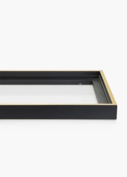 Canvasram Tacoma Svart / Guld 50x65 cm