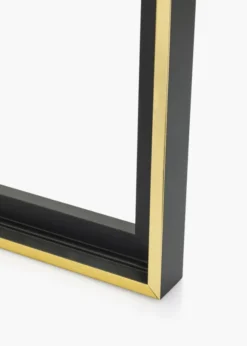 Canvasram Tacoma Svart / Guld 60x70 cm