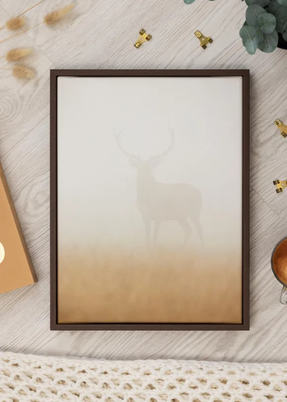Canvasram Wells Brun 40x60 cm