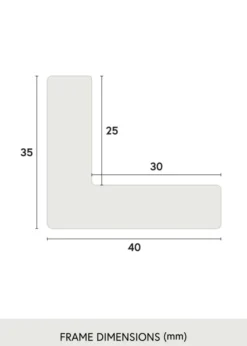 Canvasram Wells Brun 40x60 cm