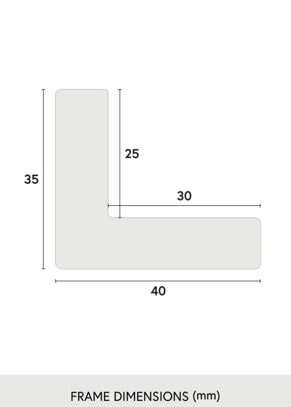 Canvasram Wells Brun 40x60 cm