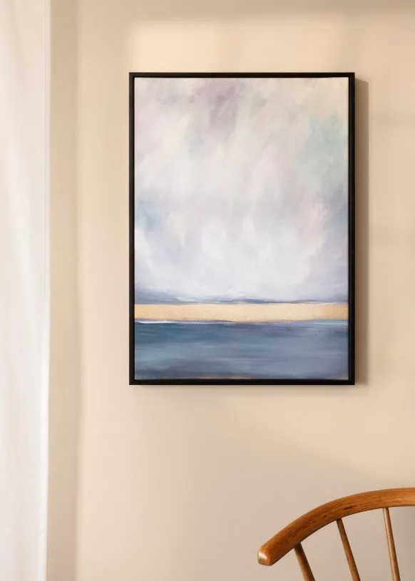 Canvasram Wells Svart 42x59,4 cm (A2)