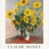 Claude Monet - Bouquet Of Sunflowers Canvastavla (30x40 cm)