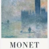 Claude Monet -the Houses Of Parliament Canvastavla (30x40 cm)