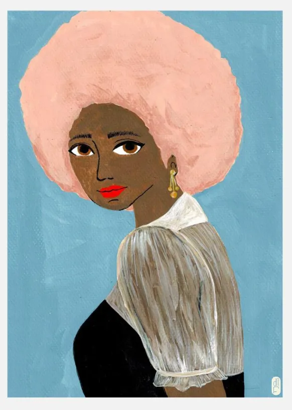 Cotton Candy Dream (2021) Canvastavla (30x40 cm)