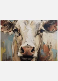 Cow No 1 Canvastavla (30x40 cm)