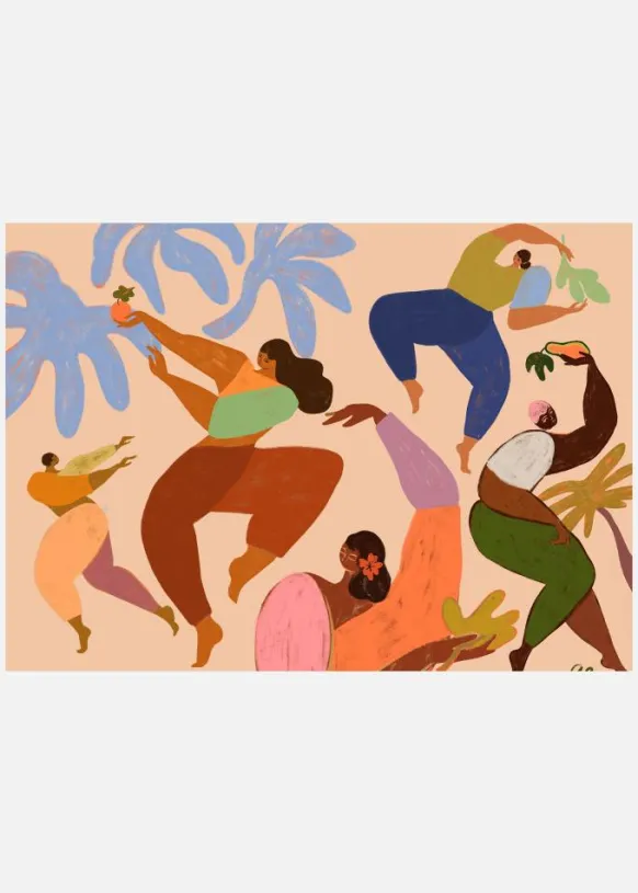 Dance Dance Canvastavla (30x40 cm)